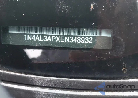 2014 Nissan Altima 2.5 S from USA, damaged, VIN 1N4AL3APXEN348932